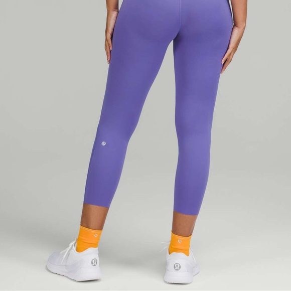 Lululemon base pace high rise running tight legging 25" nulux 6 charged indigo - Picture 2 of 6